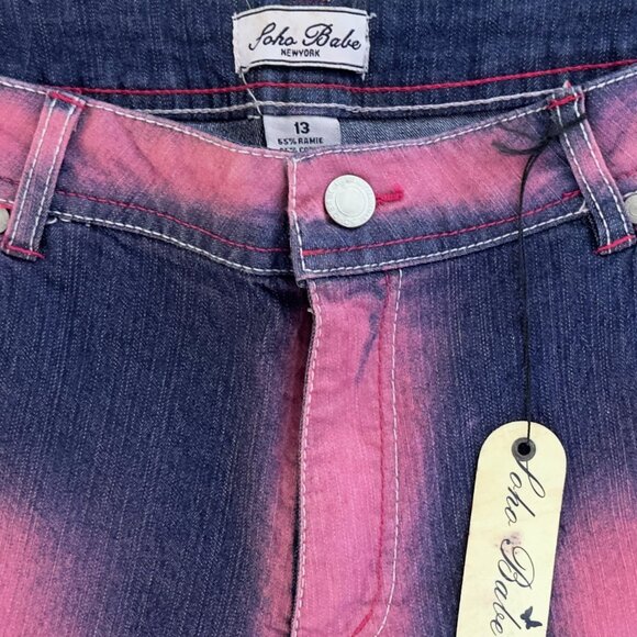 Soho Babe "NEWYORK" Jeans – two-tone wash Size 13 NWT - Picture 2 of 6